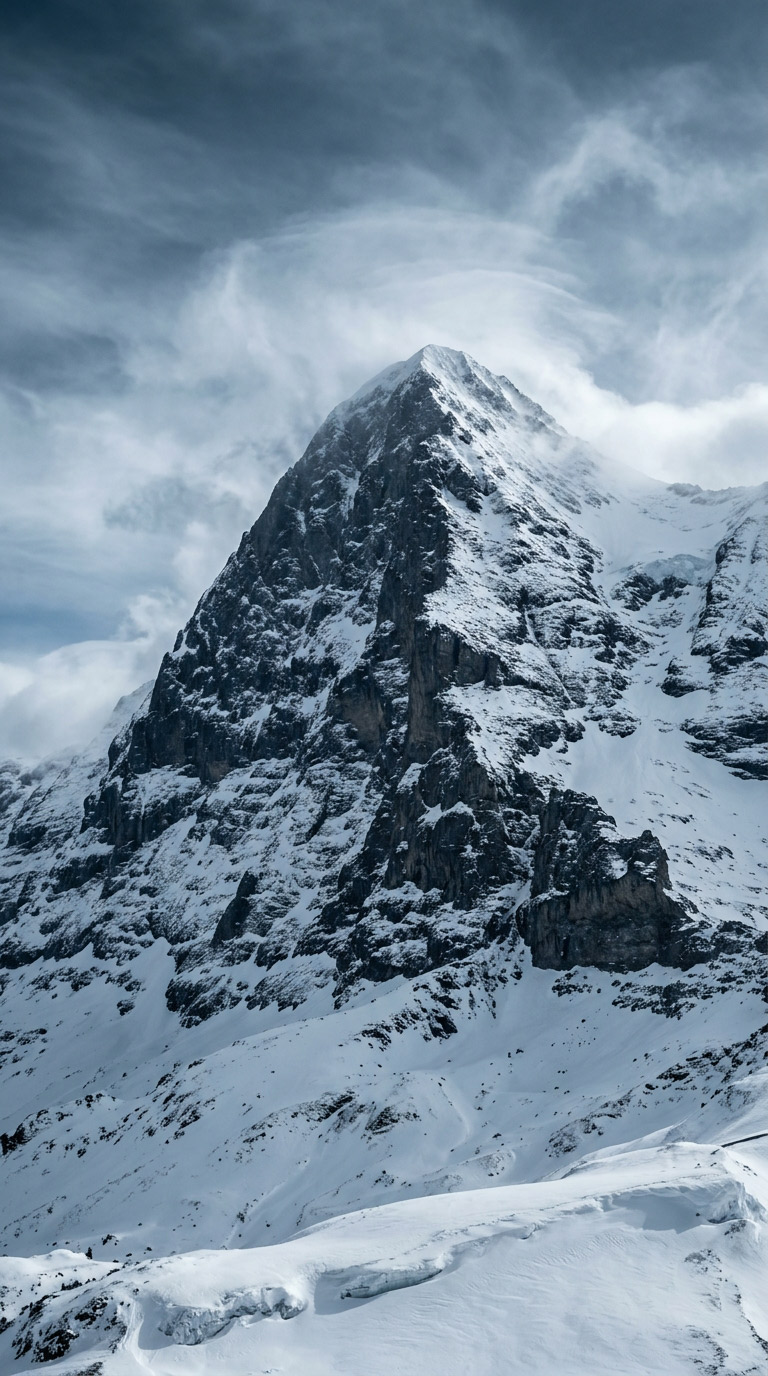 Alps in winter